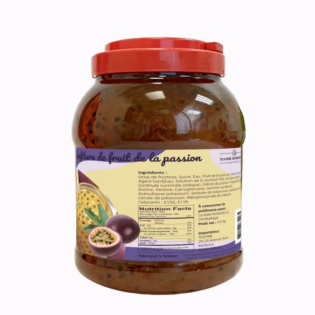 Confiture de fruits de la passion 4.5KG