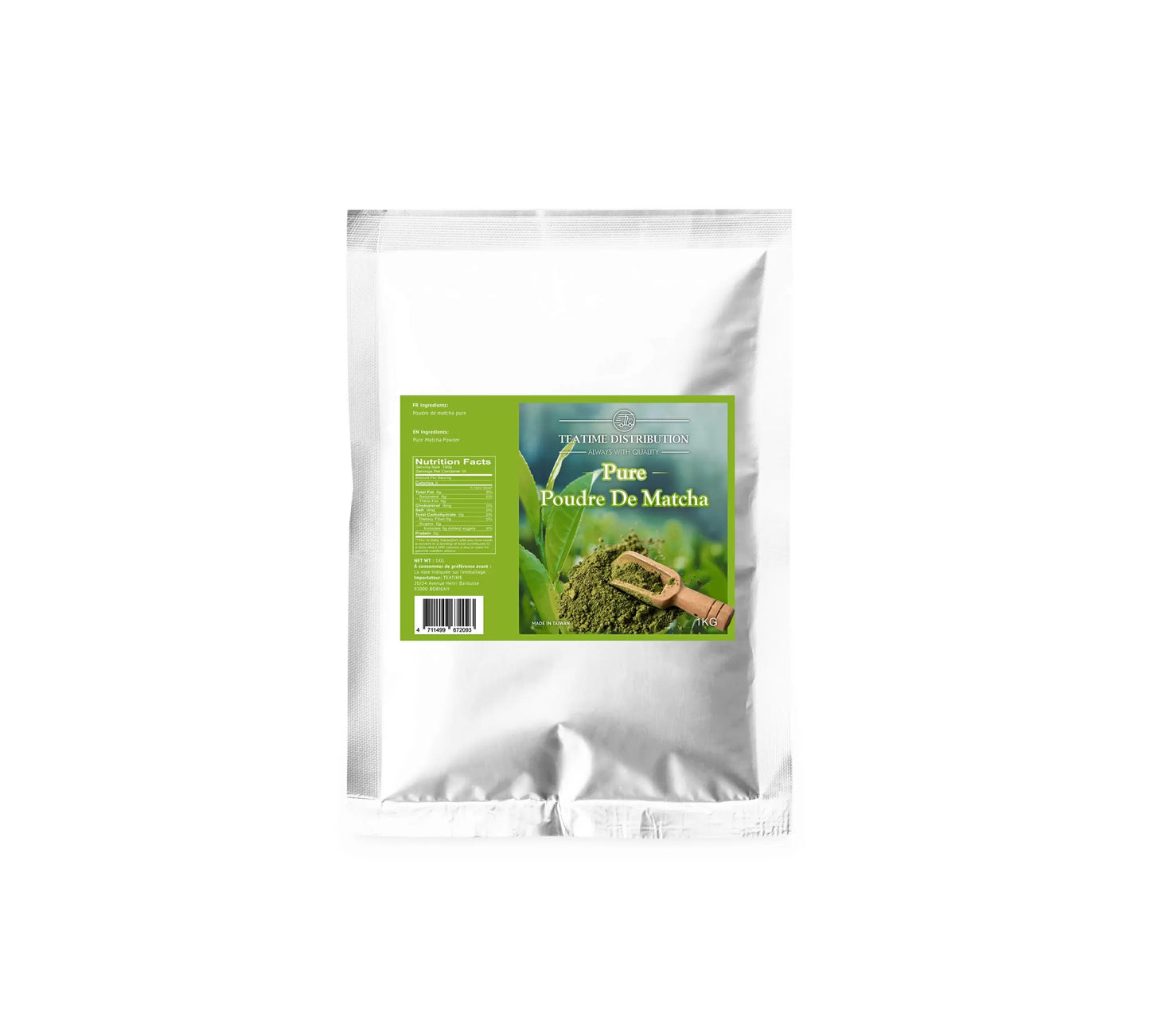 Poudre de matcha pure 1KG