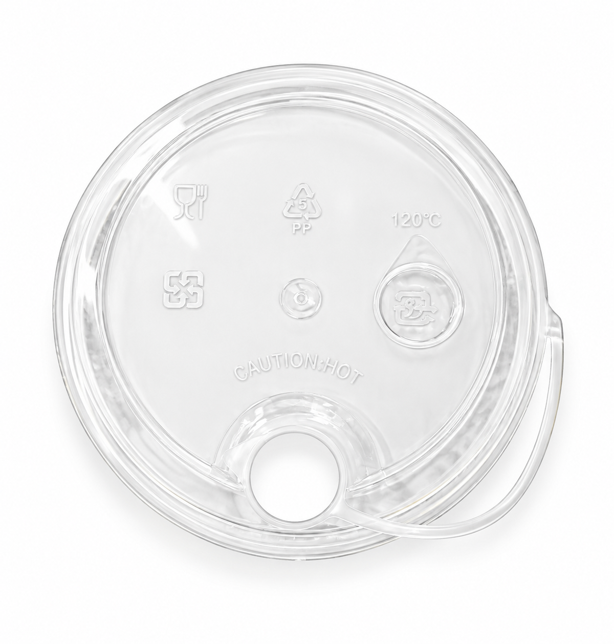 Couvercles avec bouchon relié – Ø 90 mm