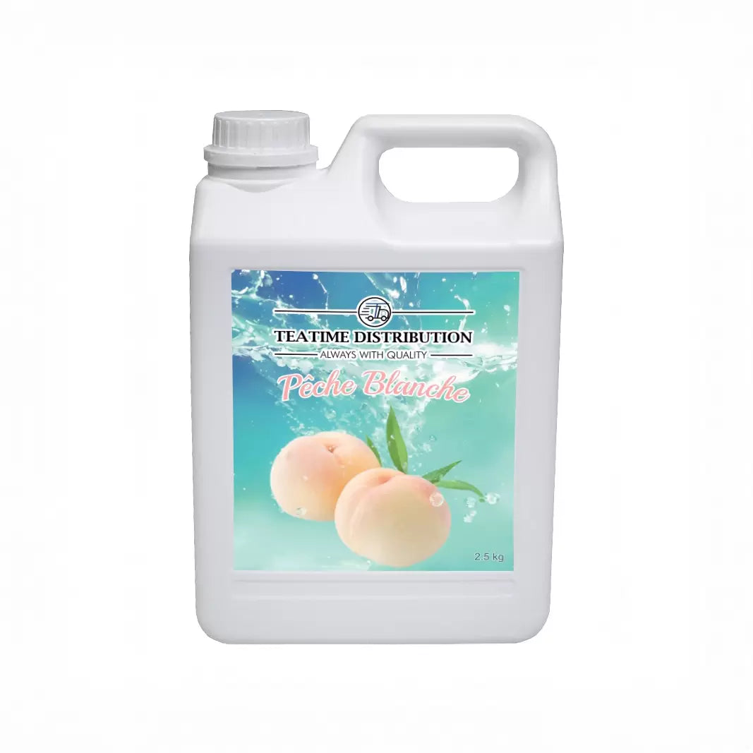 Sirop de pêche blanche 2.5KG