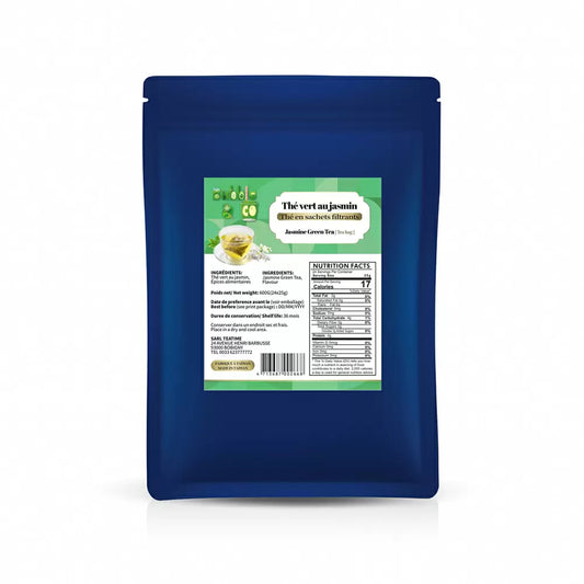 Thé vert au jasmin en sachets filtrants 25g x 24sachets /BAGS