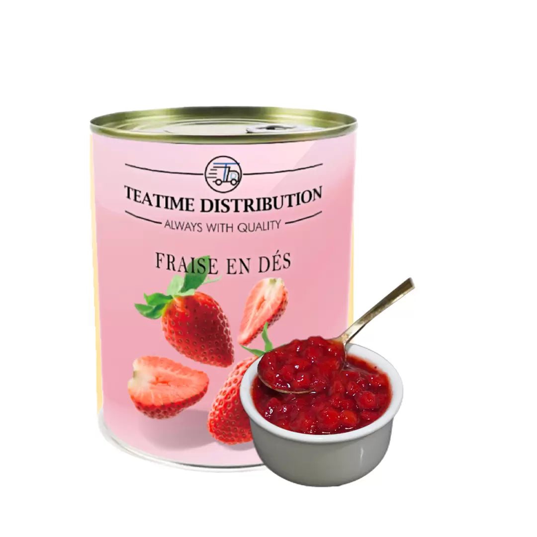 Fraises en dés 850G