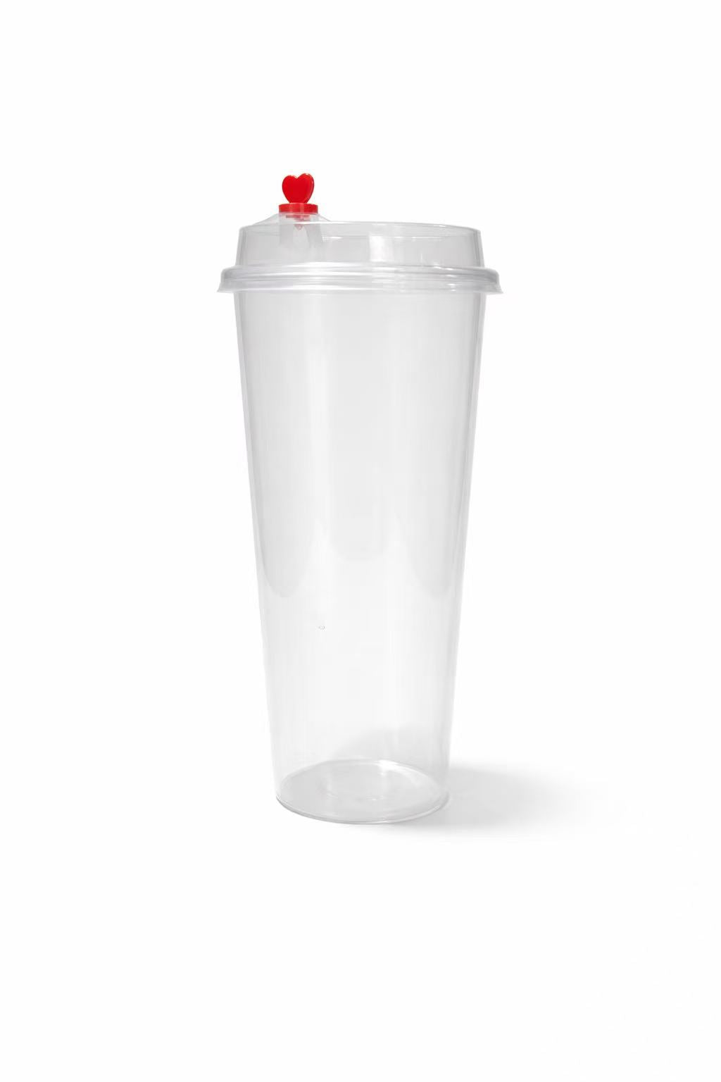 Gobelet injecté en PP 700ml transparent - Ø90 mm (couvercle non inclus)