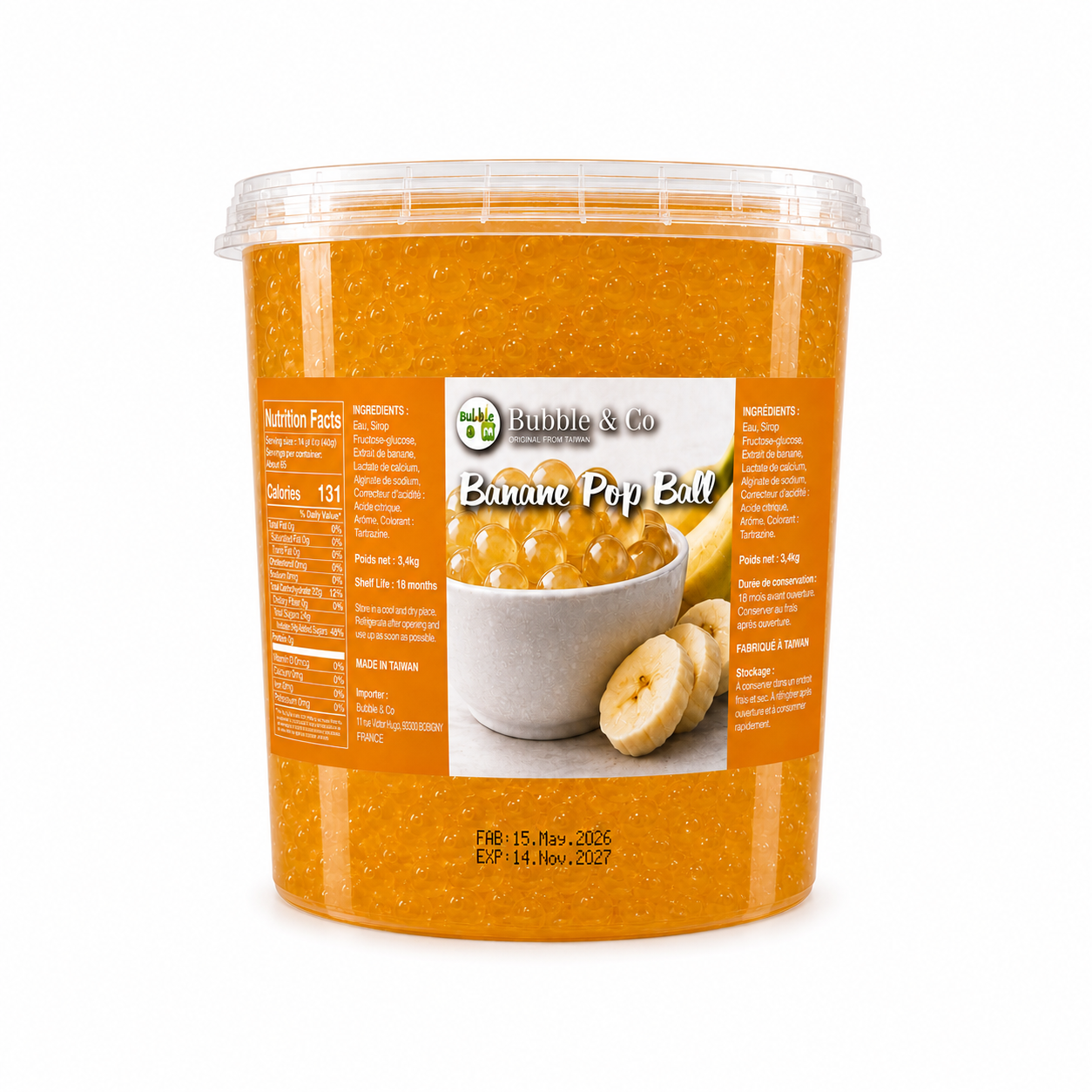POP BALL- Banane 3.4 KG