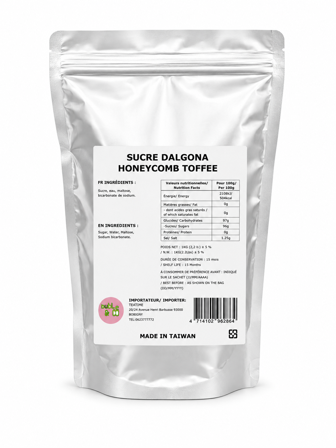 Crispy Toppers Dalgona (Sugar) - 1KG