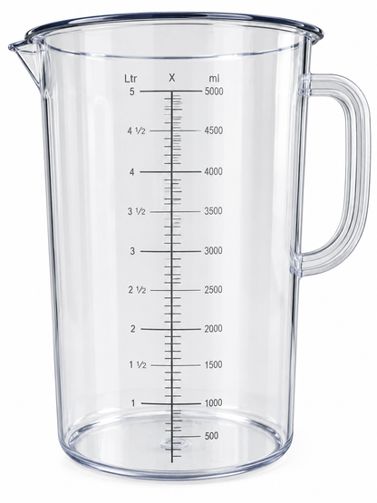 🧋 Pichet doseur gradué professionnel – 5 L