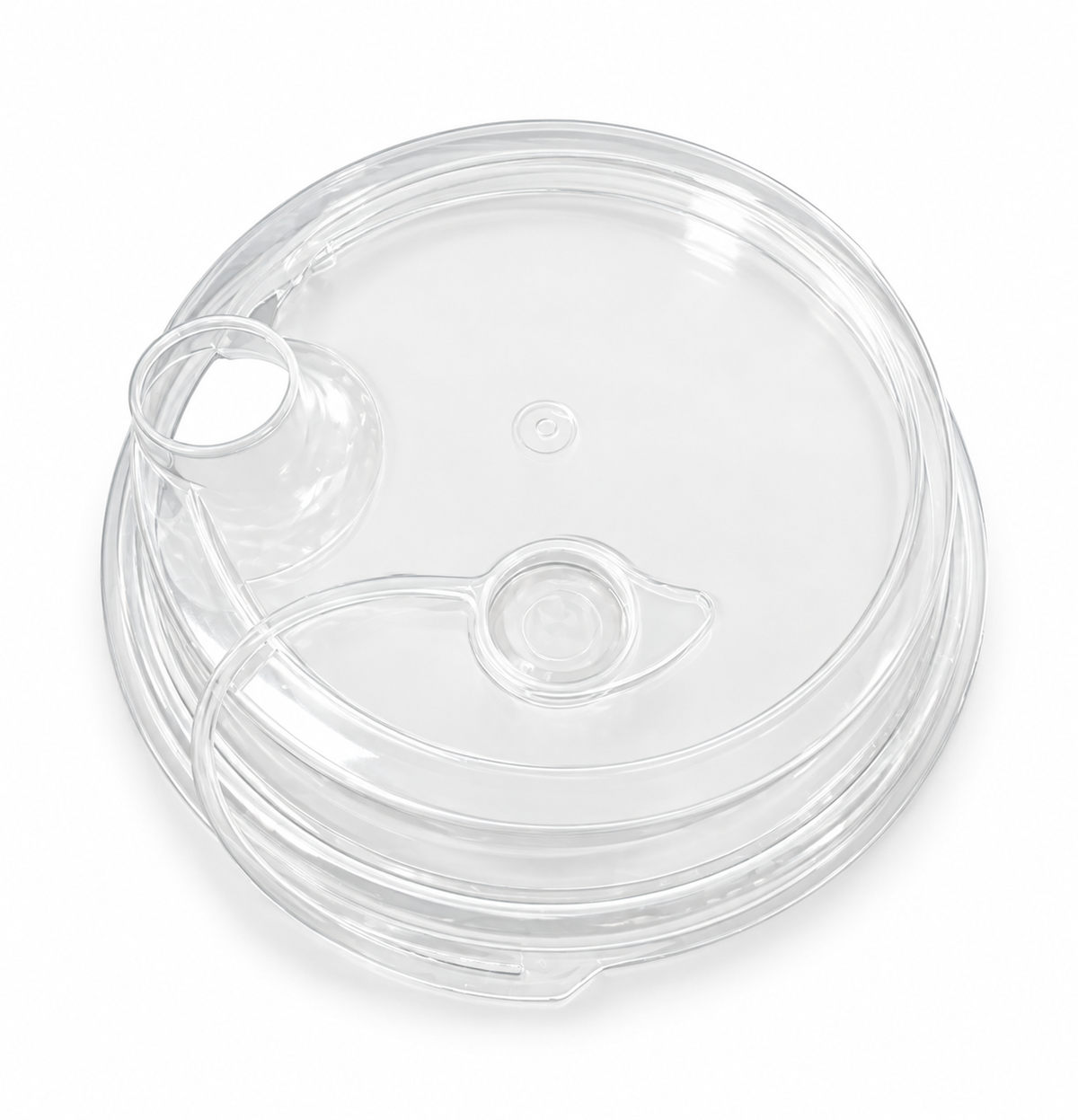 Couvercles avec bouchon relié – Ø 90 mm