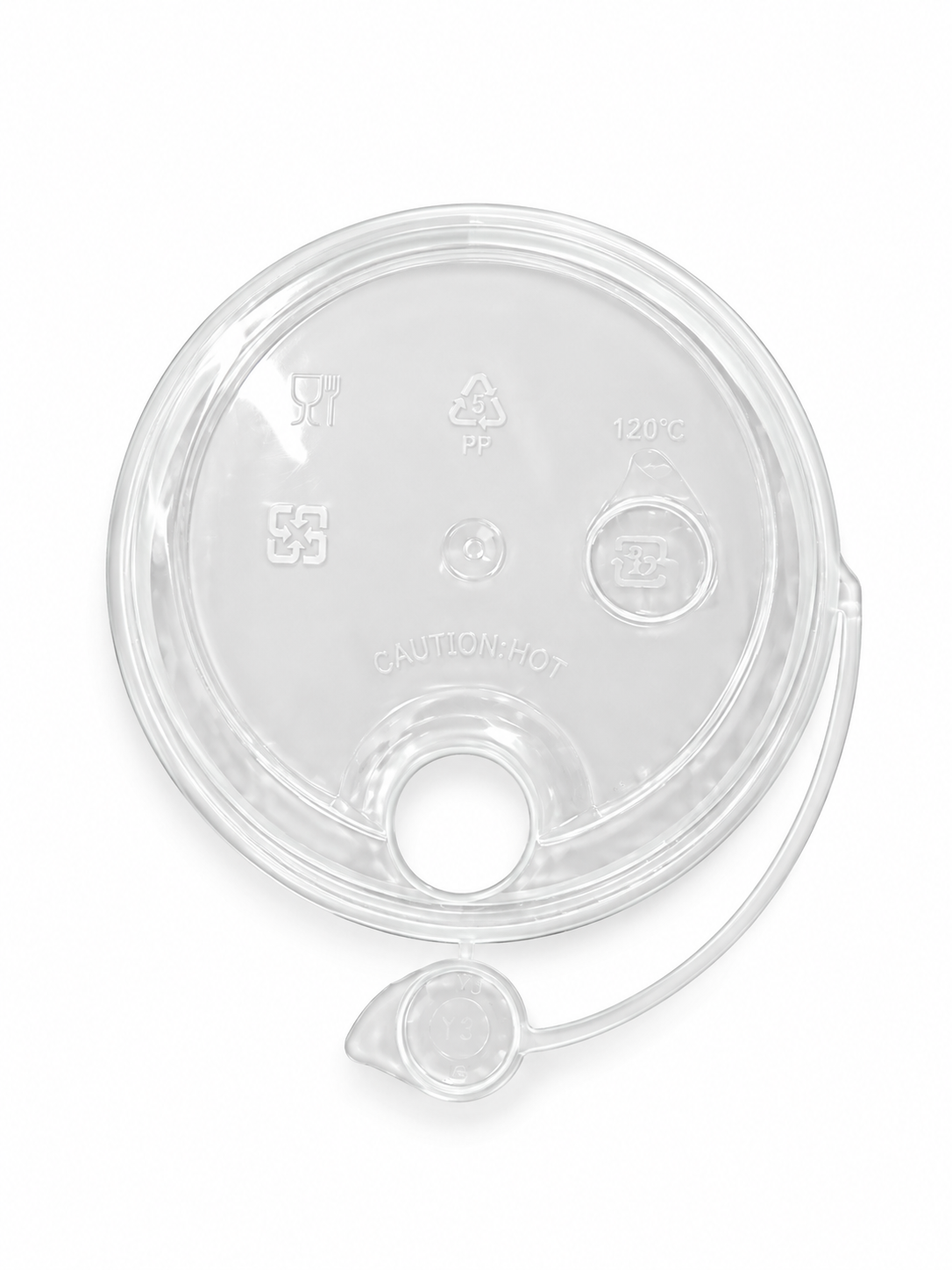 Couvercles avec bouchon relié – Ø 90 mm
