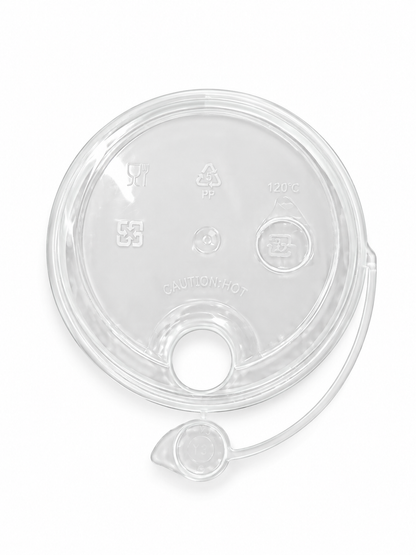 Couvercles avec bouchon relié – Ø 90 mm